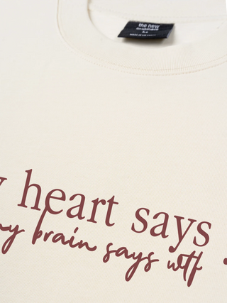 Áo Thun Relaxed Fit My Heart Say Yes