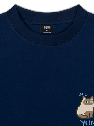 Áo Thun Relaxed Fit Yummy Luv Cat Couple