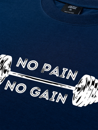 Áo Thun Relaxed Fit No Pain No Gain