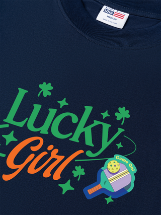Áo Thun Relaxed Fit Pickleball Lucky Girl