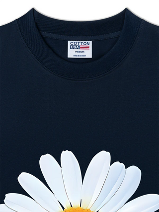 Áo Thun Relaxed Fit Floral Design For VIP Daisy Flower