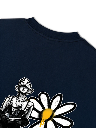 Áo Thun Relaxed Fit Floral X GD Art Daisy