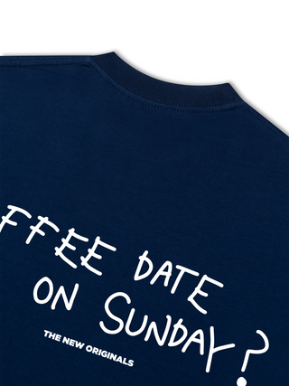 Áo Thun Relaxed Fit Coffee Date On Sunday