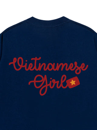 Áo Thun Relaxed Fit Yêu Nước Vietnamese Girl