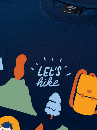 Áo Thun Relaxed Fit  Go Out Let's Hike