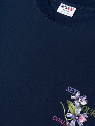 Áo Thun Relaxed Fit Floral Set Your Goals