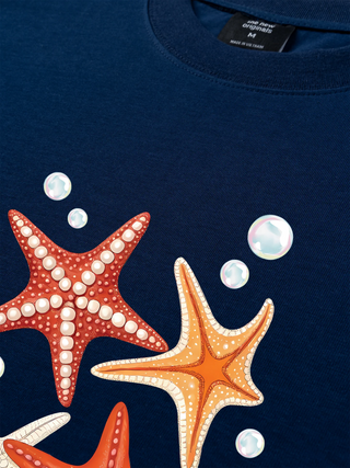 Áo Thun Relaxed Fit Ocean Orange StarFish