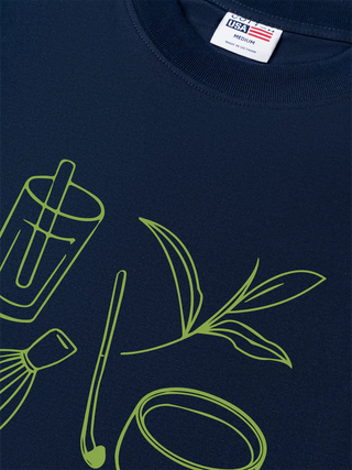 Áo Thun Relaxed Fit Daily Cup Matcha Club