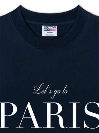 Áo Thun Relaxed Fit  City Let's go to Paris