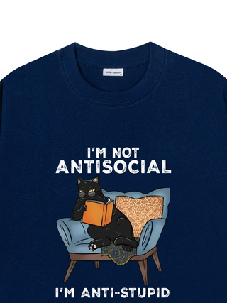 Áo Thun Relaxed Fit I'm Not Antisocial