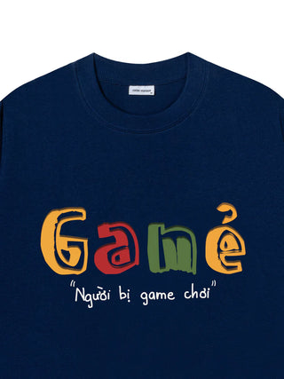 Áo Thun Relaxed Fit Gamer Người Bị Game Chơi