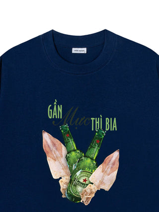 Áo Thun Relaxed Fit GẦN MỰC THÌ BIA