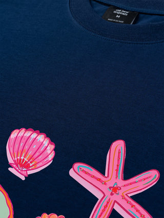 Áo Thun Relaxed Fit Summer Vibes Sea Life