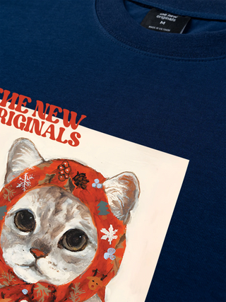 Áo Thun Relaxed Fit Muse Cat