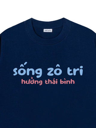 Áo Thun Relaxed Fit Sống Zô Tri Hưởng Thái Bình