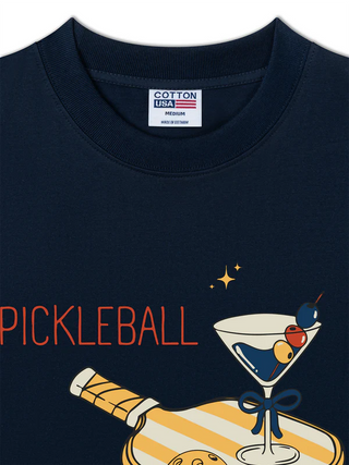 Áo Thun Relaxed Fit  Pickleball Cocktail Club