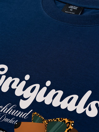 Áo Thun Relaxed Fit Leopard Dachshund