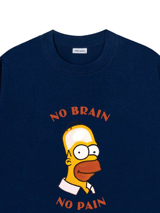 Áo Thun Relaxed Fit NO BRAIN NO PAIN