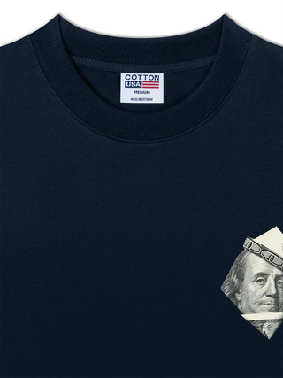 Áo Thun Relaxed Fit  Money Origami Hustle