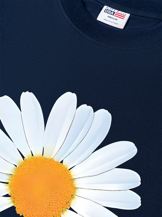 Áo Thun Relaxed Fit Floral Design For VIP Daisy Flower