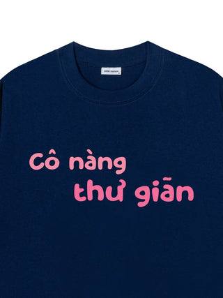 Áo Thun Relaxed Fit Cô Nàng Thư Giãn