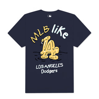 Áo Thun Oversize MLB LA Dodgers Logo Overfit