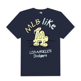 Áo Thun Oversize MLB LA Dodgers Logo Overfit