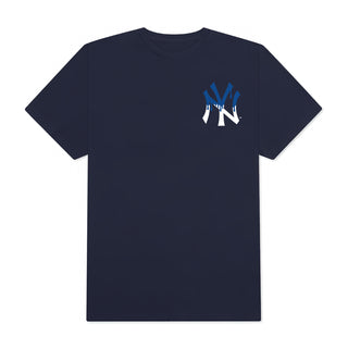 Áo Thun Oversize MLB New York Yankees Blue Logo