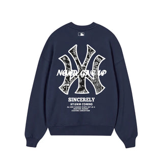 Áo sweater MLB Floral Never Give Up