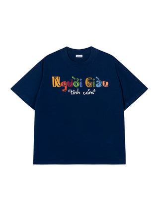 Áo Thun Relaxed Fit Người Giàu