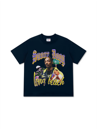 Áo Thun Relaxed Fit Rapper Snoop Dogg 187 Cali