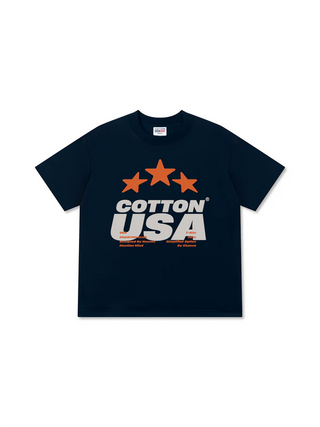 Áo Thun Relaxed Fit USA Fliction Star