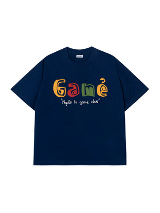 Áo Thun Relaxed Fit Gamer Người Bị Game Chơi