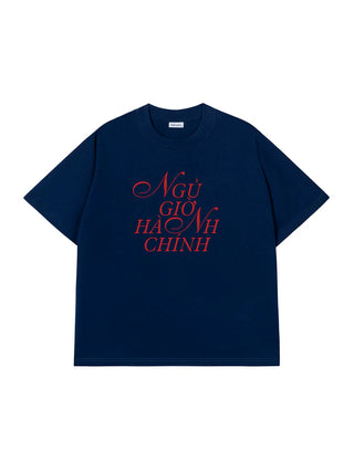 Áo Thun Relaxed Fit Ngủ Giờ Hành Chính