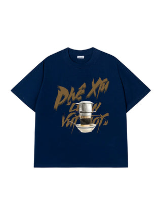 Áo Thun Relaxed Fit Phê Sỉu