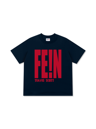 Áo Thun Relaxed Fit  Rapper Travis Scott Fein Typo