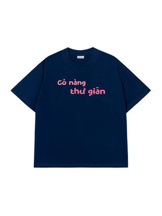 Áo Thun Relaxed Fit Cô Nàng Thư Giãn