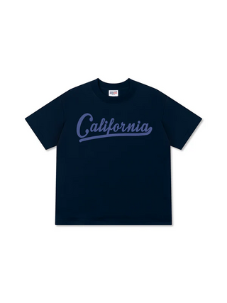 Áo Thun Relaxed Fit USA Califorinia Blue