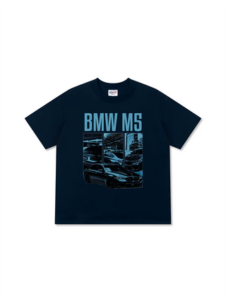 Áo Thun Relaxed Fit BMW M5 Dark Blue