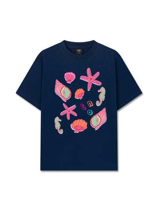 Áo Thun Relaxed Fit Summer Vibes Sea Life