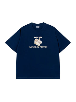 Áo Thun Relaxed Fit Để Cu Toi Yen