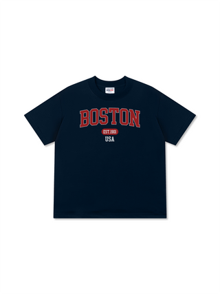 Áo Thun Relaxed Fit Baseball Collage Boston