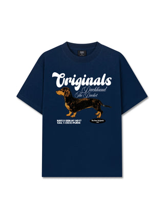 Áo Thun Relaxed Fit Retro Dachshund