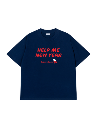 Áo Thun Relaxed Fit Help Me New Year