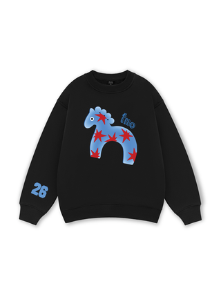 26 - Blue Horse Sweater