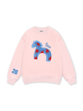 26 - Blue Horse Sweater