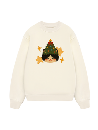 Holiday Cat Girrl Sweater