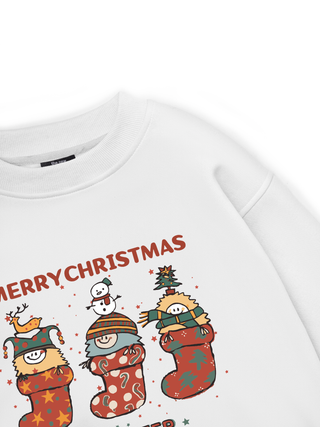 Winter Christmas Socks Sweater