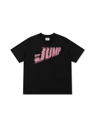Áo Thun Relaxed Fit Black Pink Jump