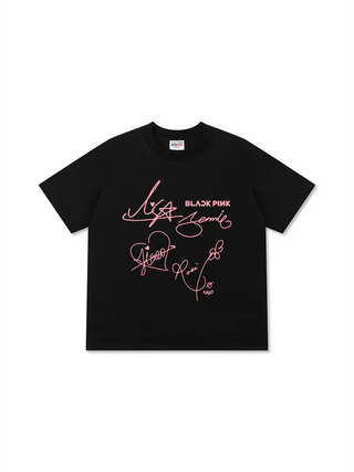 Áo Thun Relaxed Fit Idols BlackPink Sign